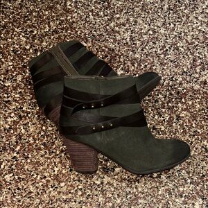 BP.
 Women's Ankle Boots in Olive Green